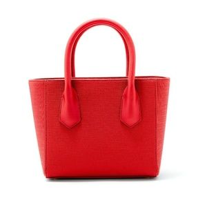Dagne Dover Petite Tote Poppy w/ card case